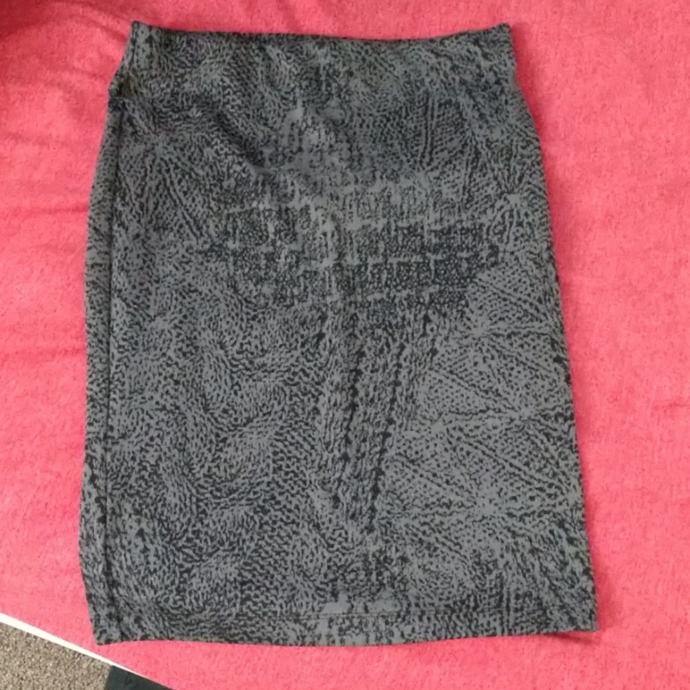Black and Grey pencil skirt